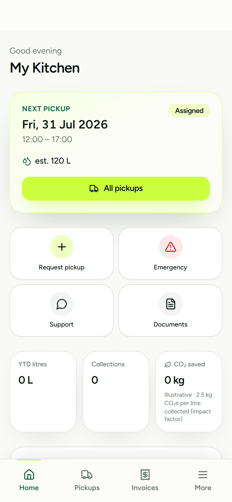 OilFlow Clients portal